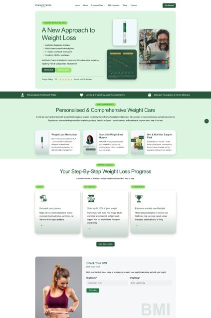 Dr Franks Australia Healthcare Website