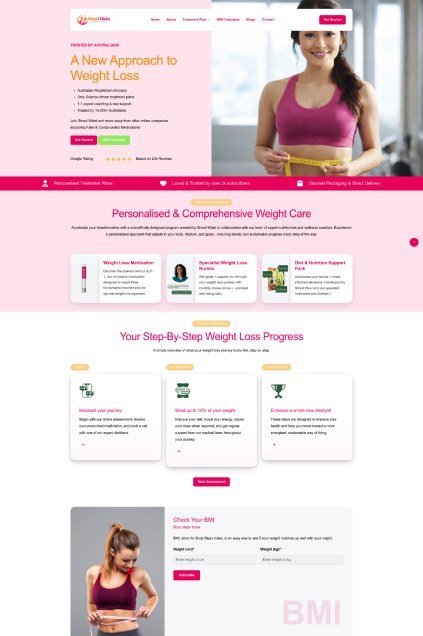 Shred Waist Fitness & Wellness Website